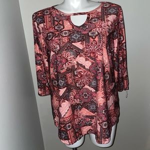 NWT Bobbie Brooks super soft tunic top ~2X(runs small)